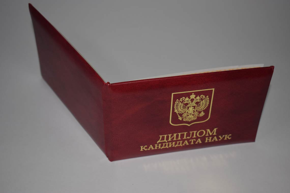 Диплом Кандидата Наук 2017-2025 в Магнитогорске корка